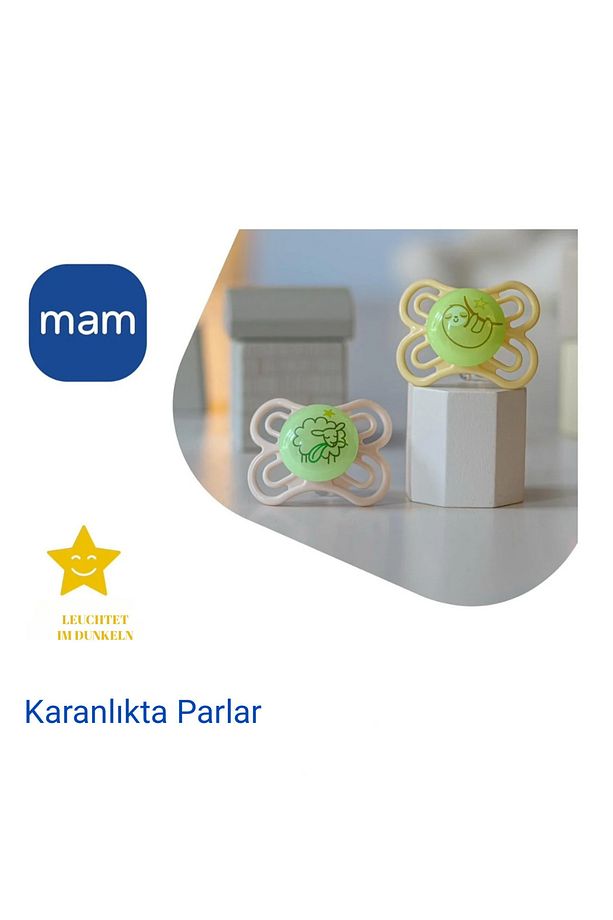 Perfect I Day&Night l Emzik 2'li Set I Sterilize Kutuda I 0-6 Aylık I Ayıcık/Sino - 5