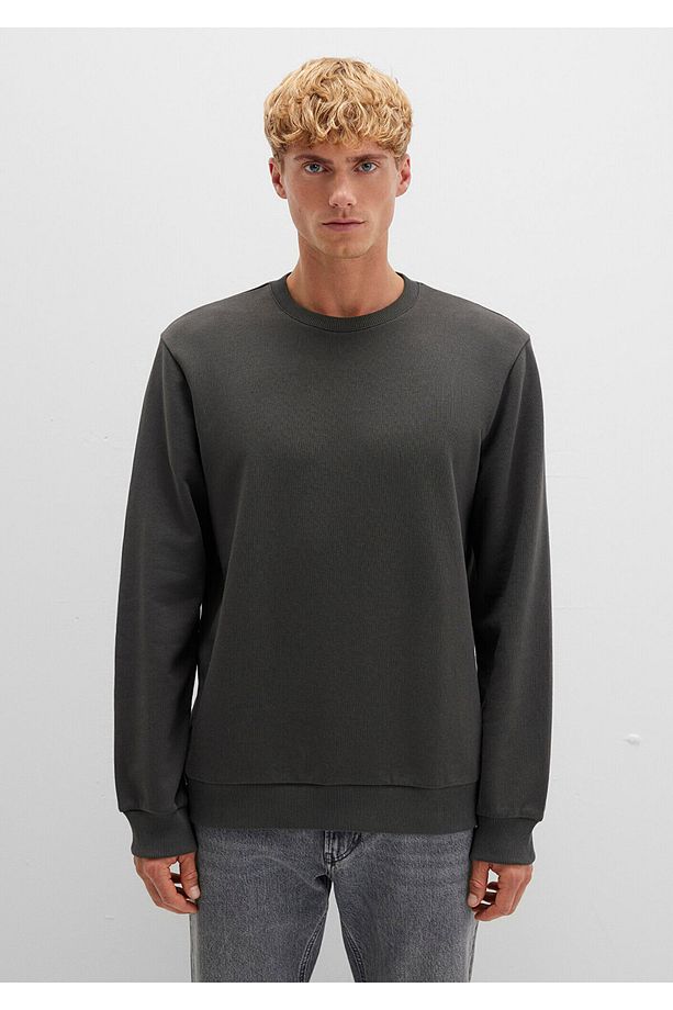 Bisiklet Yaka Yeşil Sweatshirt 0S10421-70090 - 4