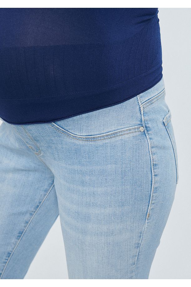Vanessa Casual Puslu Açık Jean Pantolon 1043284482 - 5