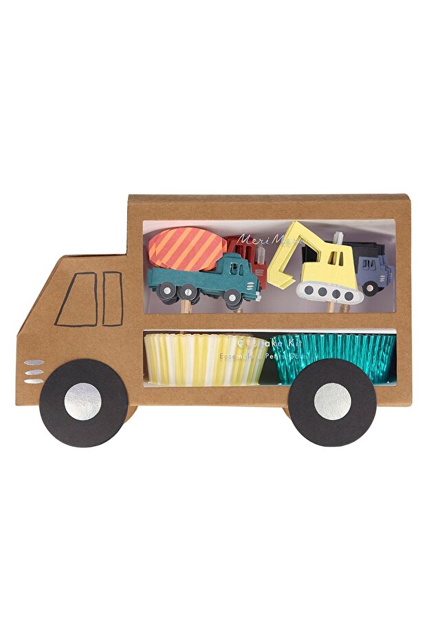 - Construction Cupcake Kit - İnşaat Cupcake Kit - 1