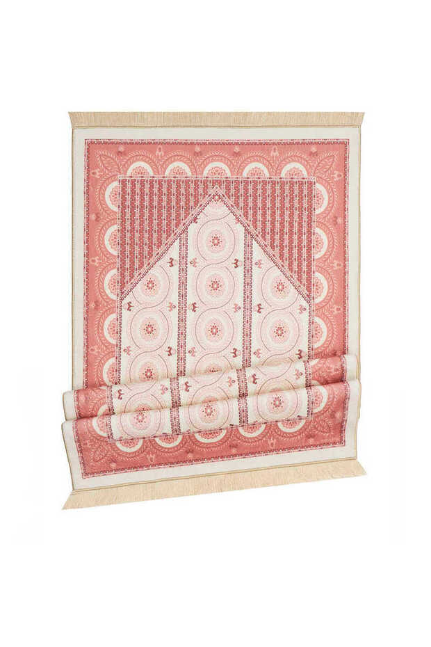 Pudra Bambu Halı Seccade - 5