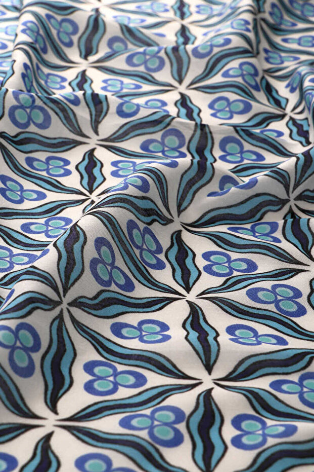 وشاح ناعم بنمط Indigo Çintemani - 3