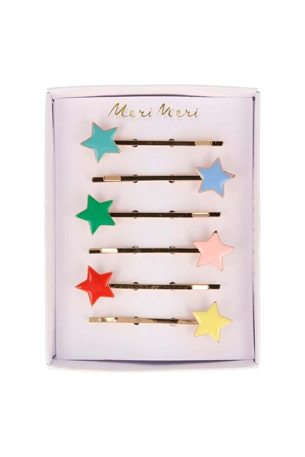 - Star Hair Slides - Star Hairpins - 6 pcs