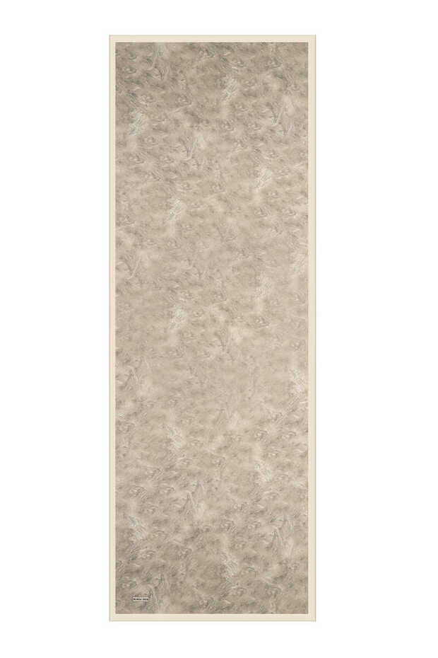 Stone Brush Pattern Silk Shawl - 4