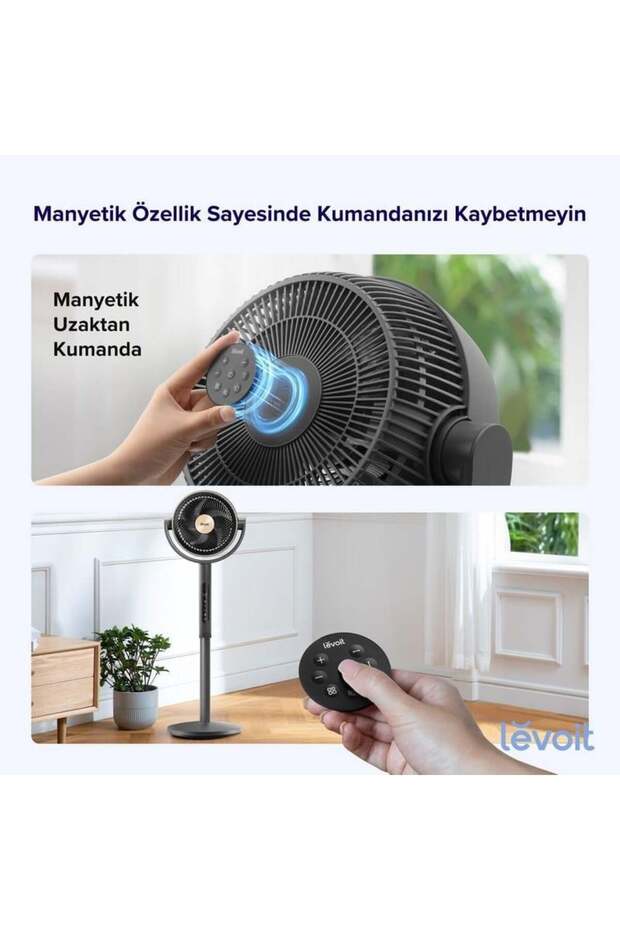 Pedestal Circulator Vantilatör Gri - 7