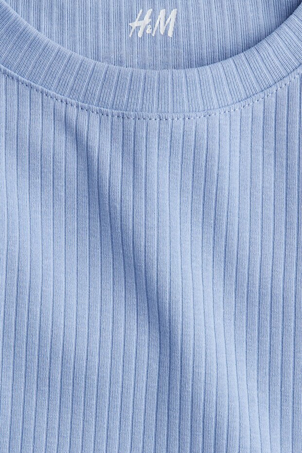 Kısa Kollu Jarse Elbise - 3