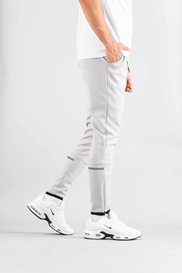 Men's Gray Sweatpants - 3