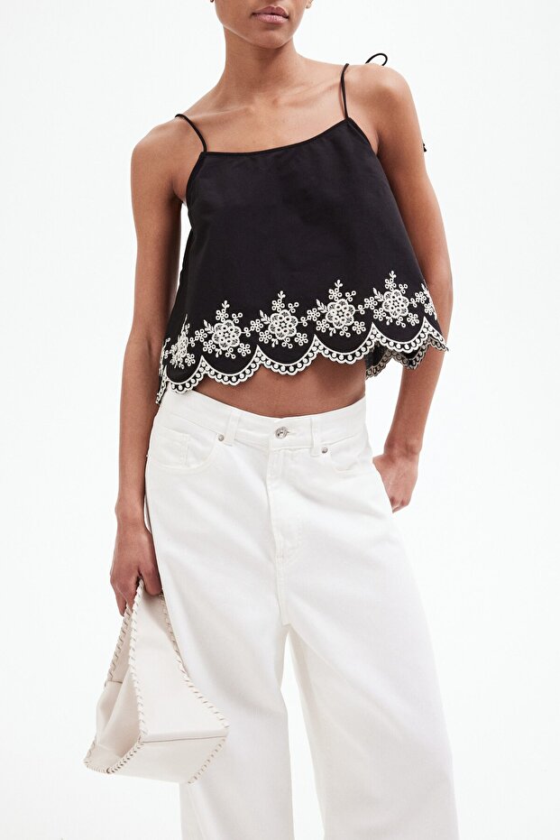 Üstten Bağlanan Askılı ve İşlemeli Üst - 2