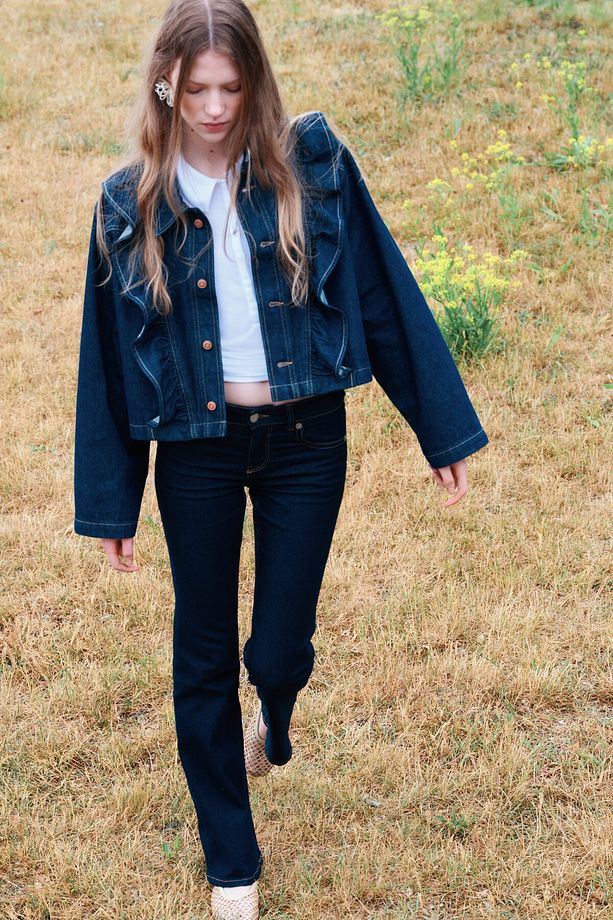 Flared Low Jeans - 2