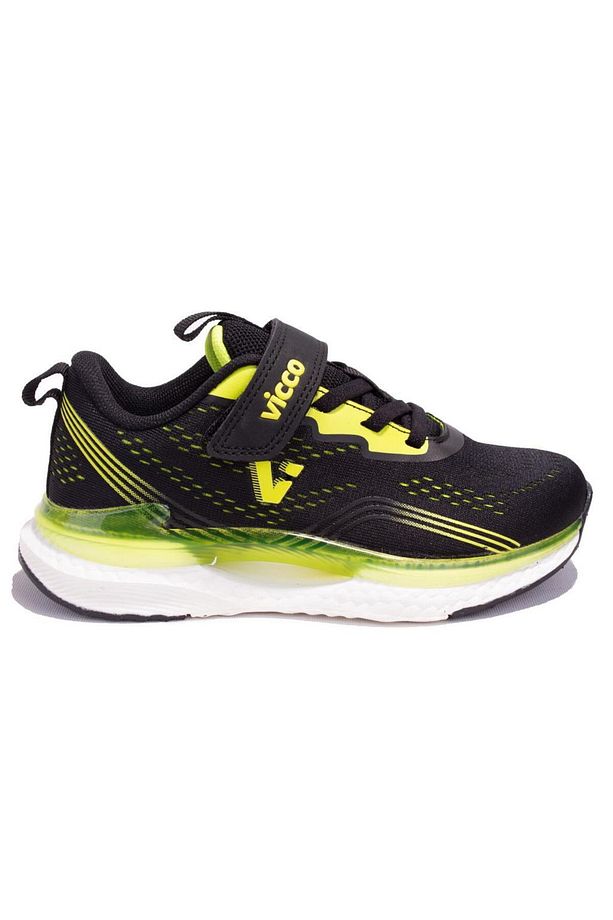 Nebula 346F24Y113C Siyah Yeşil Ortopedik Erkek Çocuk Spor Ayakkabı - 2