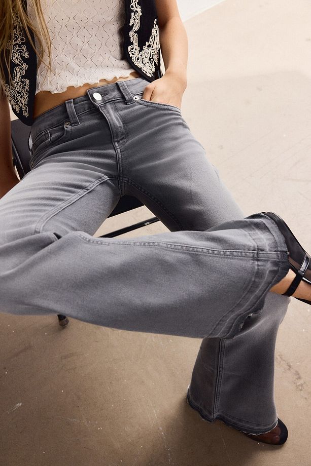 Flared Low Jeans - 3