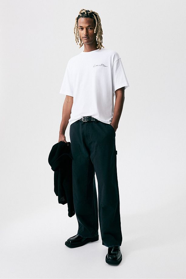 Loose Fit Baskılı Tişört - 2