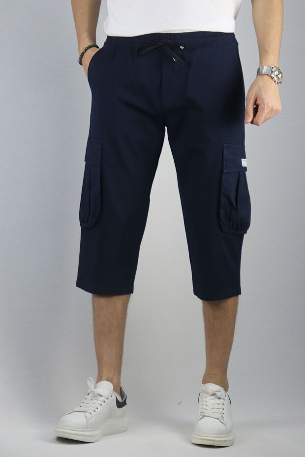 Men's, Waist Lace-up Cargo Pocket Shorts
