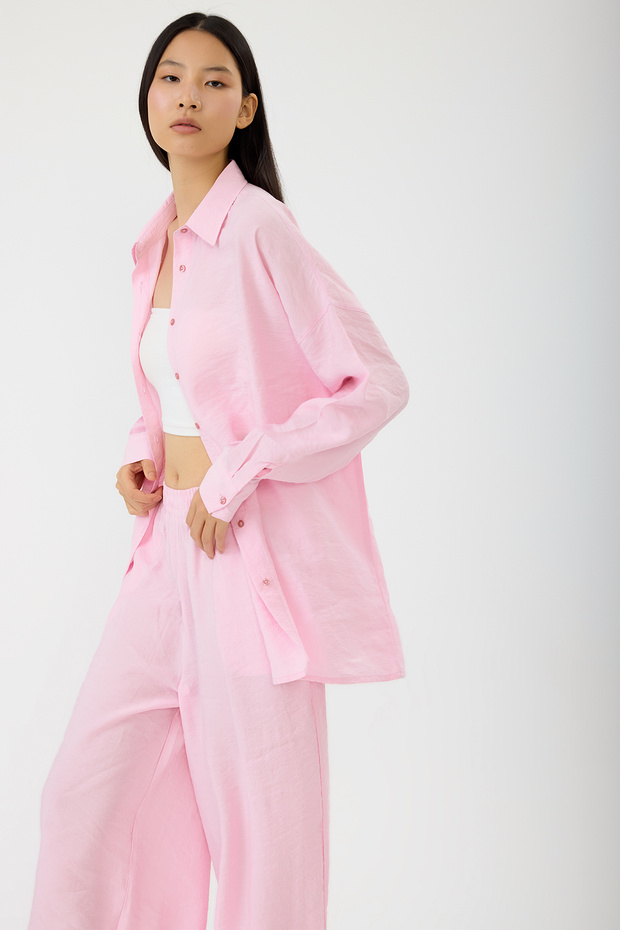 Oversize Modal Gömlek - 6