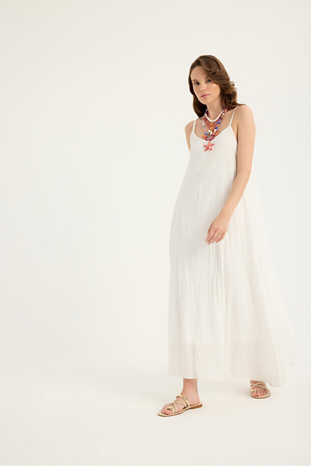 Askılı Crush Elbise - 5