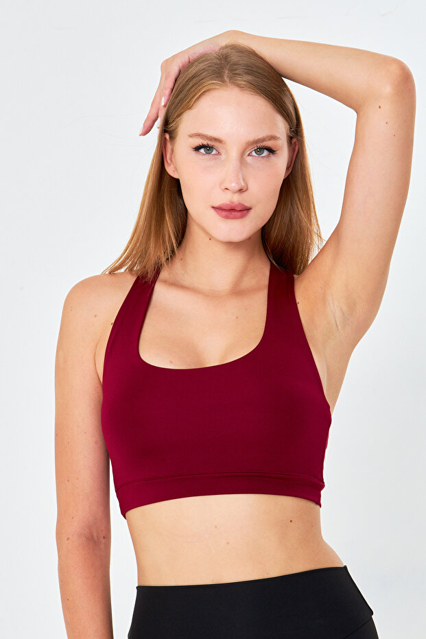 Back Cross Detail Sport Bra Sport Bralet