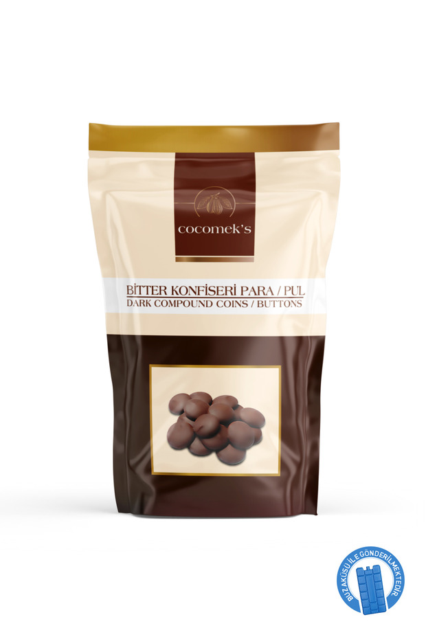 Bitter Konfiseri Para Pul Çikolata 2.5 Kg - 1