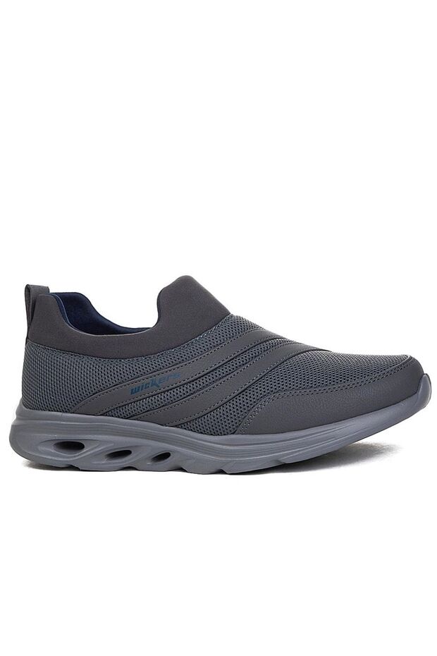 Men's Smoked Laceless Sports Shoes Comfortable Sole Daily Walking 2418