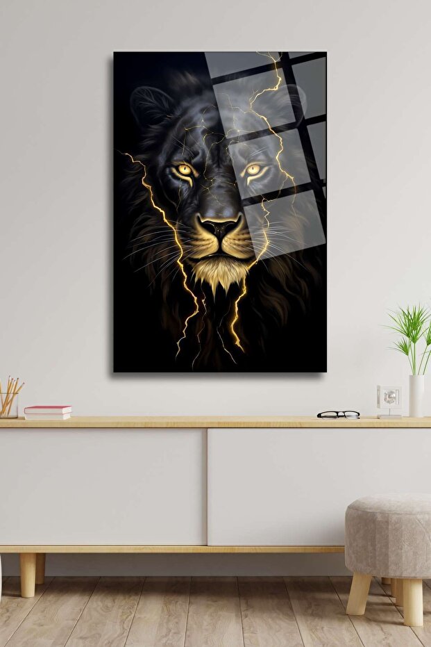 Aslan Tablosu, Kırılmaya Dayanıklı Cam Tablo 246 - 3