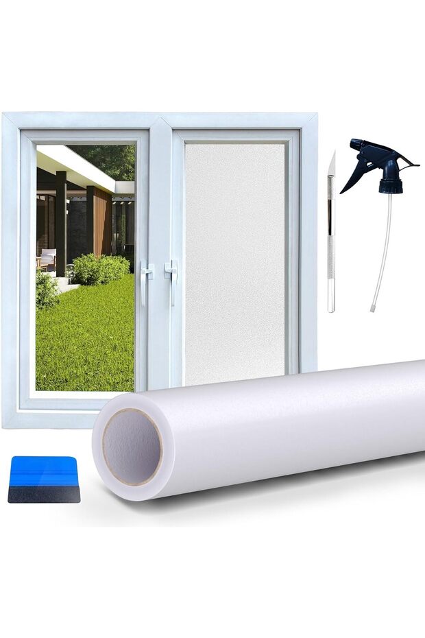 Kendinden Yapışkanlı Kumlama Buzlu Cam Folyo - 3