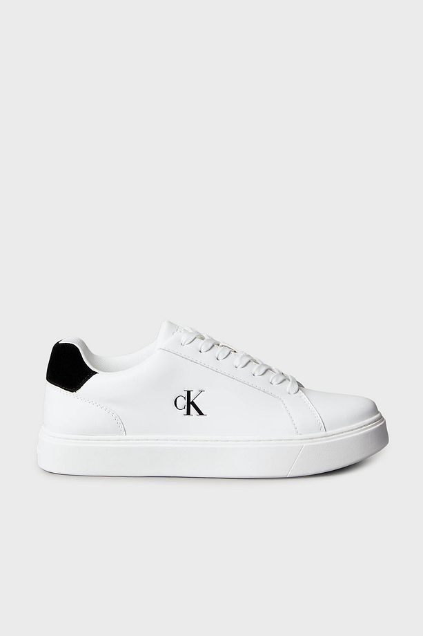 Deri Logolu Sneaker Ayakkabı YM0YM0143501W Erkek AYAKKABI YM0YM01435 01W - 1