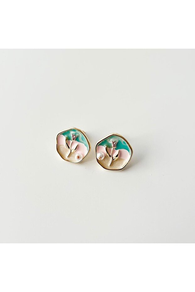 Mystic Sands Steel Earrings