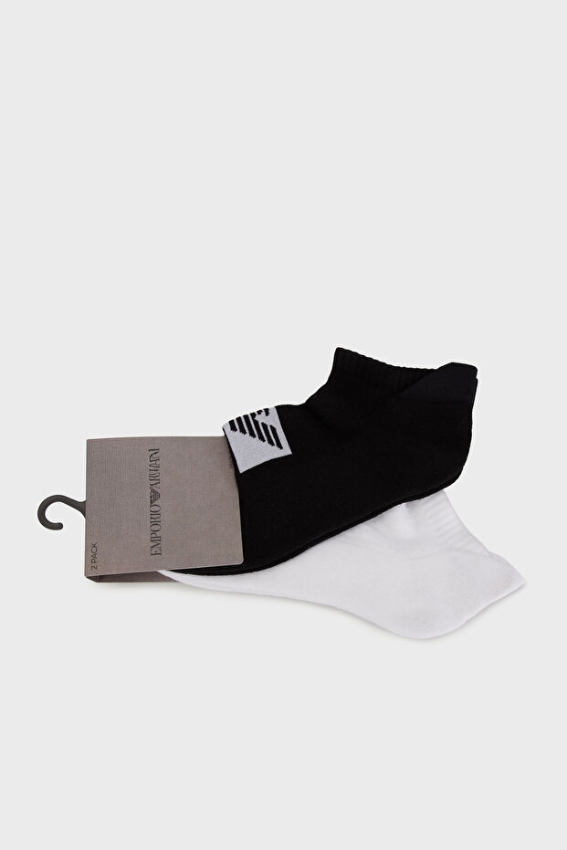 Logo Cotton 2 Pack Socks Men's Socks Em003751 Af18263 Mc001