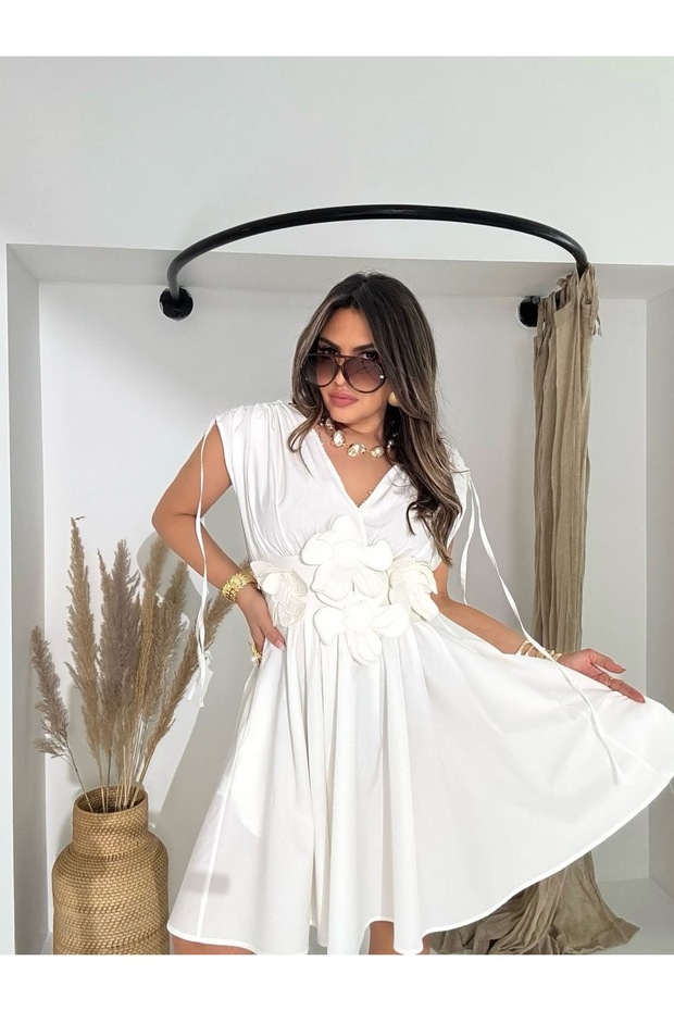 Elbise- Soleil en Fleurs - 4