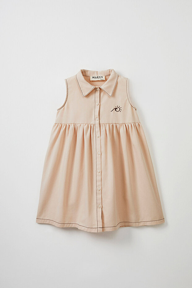 Lindy Cream Shirt Dress