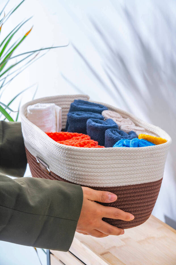 Home Beyond Oval Hasır Organizer - 33 cm - 6