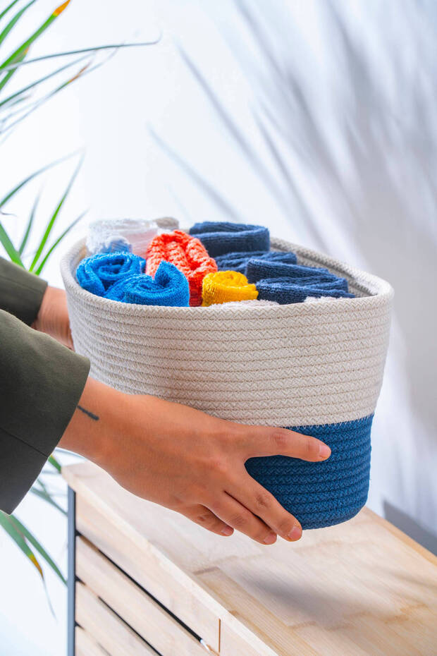 Home Beyond Oval Hasır Organizer - 33 cm - 4