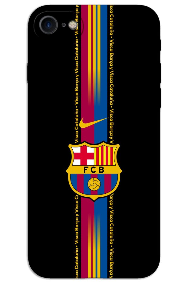 iPhone 8 Case Hd Pattern Printed Back Cover - Barça