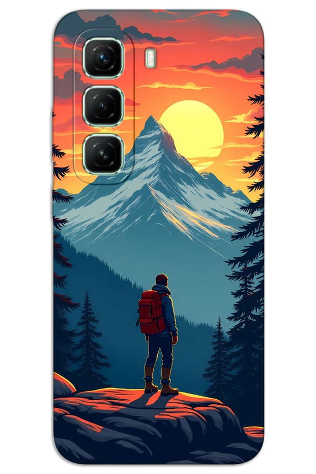 Infinix Hot 50 5g Case Hd Pattern Printed Back Cover - Everest