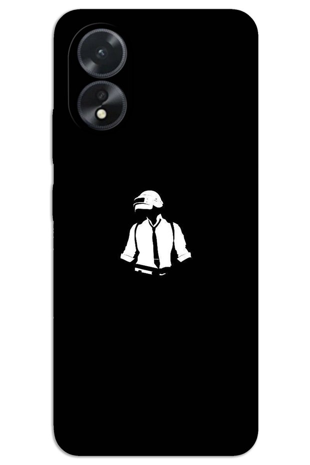 Oppo A38 Case Hd Pattern Printed Back Cover - Pubg Man