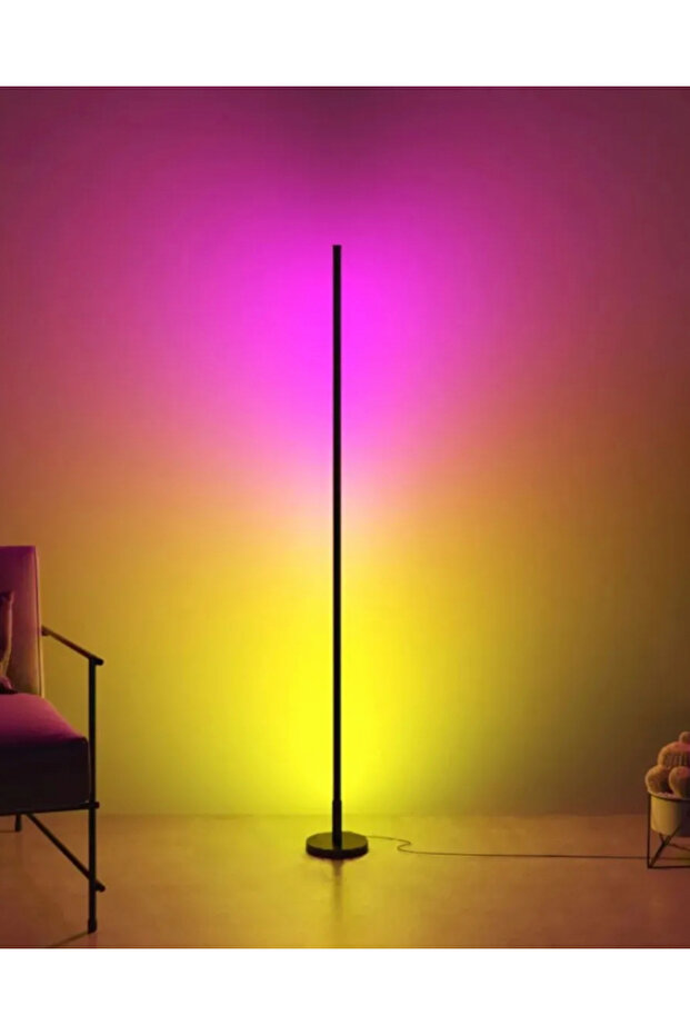 Led Rgb Ayaklı Lambader Kumandalı Lamba 1020 - 3