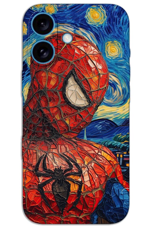 iPhone 16 Plus Case Hd Pattern Printed Back Cover - Spiderman