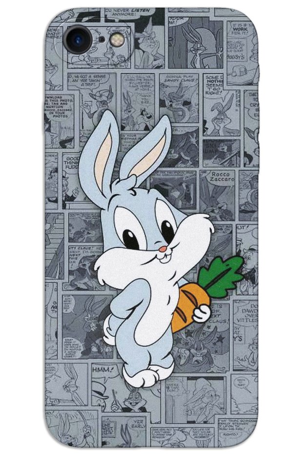 iPhone 8 Case Hd Pattern Printed Back Cover - Bugsbunny 1