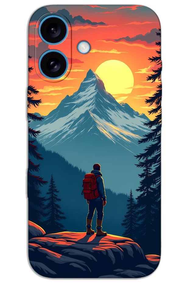 iPhone 16 Plus Case Hd Pattern Printed Back Cover - Everest