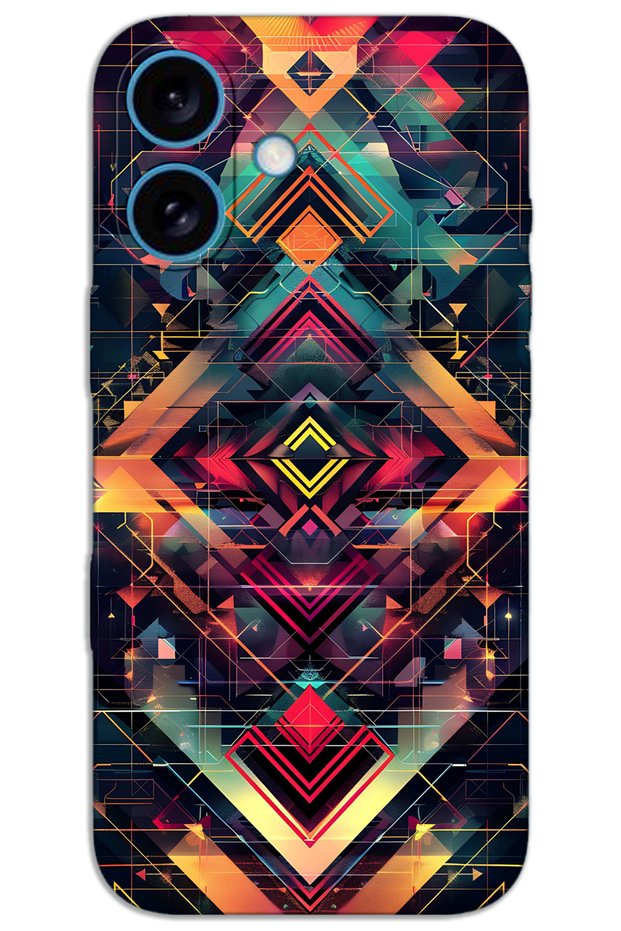 iPhone 16 Plus Case Hd Pattern Printed Back Cover - Motif 2