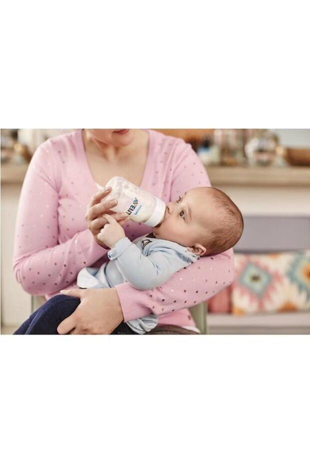 Sada 2 antikolikových detských fliaš Philips Avent SCY100/02, 125 ml, +0 mesiacov, 2 ks, bez BPA (biela/tradičná) - 5