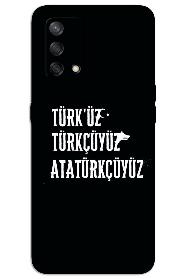 Oppo A74 Case Hd Pattern Printed Back Cover - Turkish