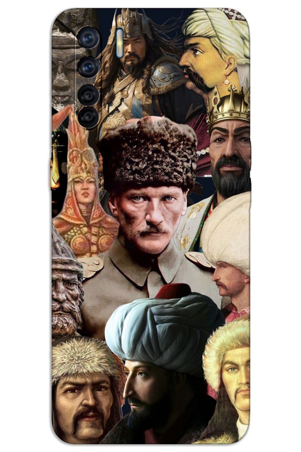 Oppo A91 Case Hd Pattern Printed Back Cover - Big Turks
