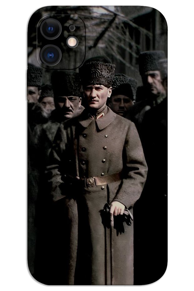 iPhone 11 Case Hd Pattern Printed Back Cover - Atatürk Kalpak