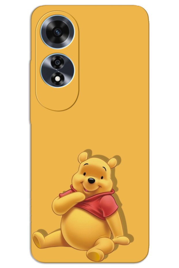 Oppo A60 Case Hd Pattern Printed Back Cover - Winnie the Pooh 2