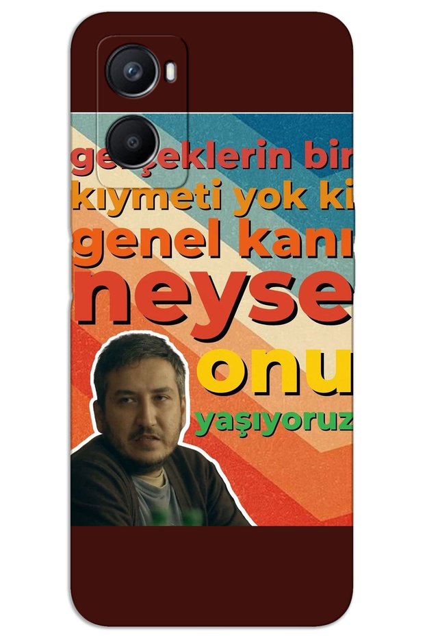 غطاء خلفي مطبوع بنمط HD لهاتف اوبو A96 - General Kanı