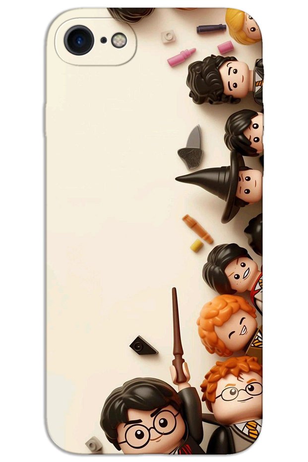 iPhone 8 Case Hd Pattern Printed Back Cover - Harrypotter