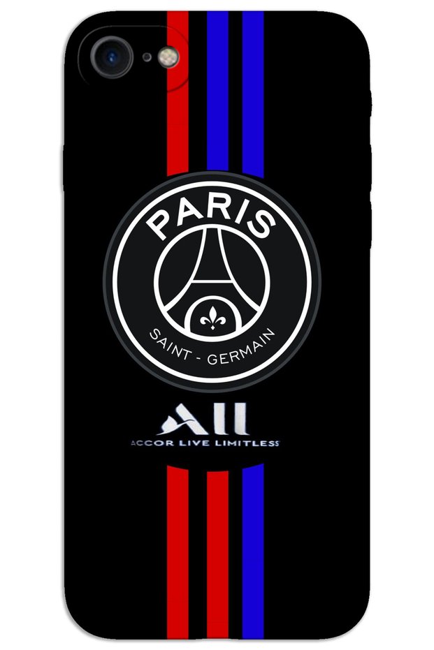 غطاء خلفي مطبوع بنمط HD لهاتف iPhone 8 - PSG