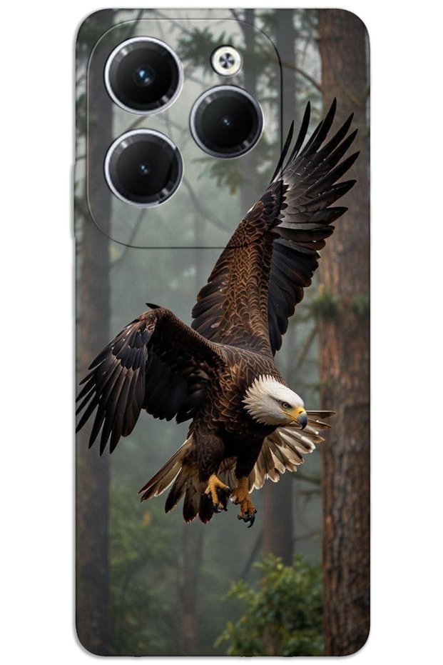 Infinix Hot 40 Case Hd Pattern Printed Back Cover - Eagle