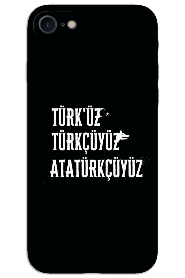 iPhone 16E Case Hd Pattern Printed Back Cover - Turkish