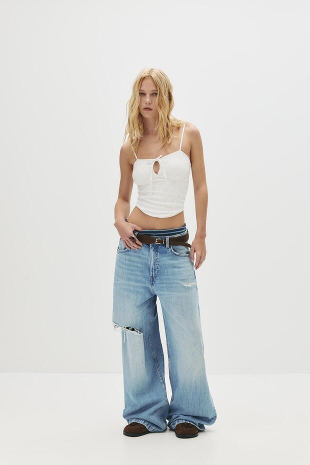 Fisto işlemeli korse top - 1